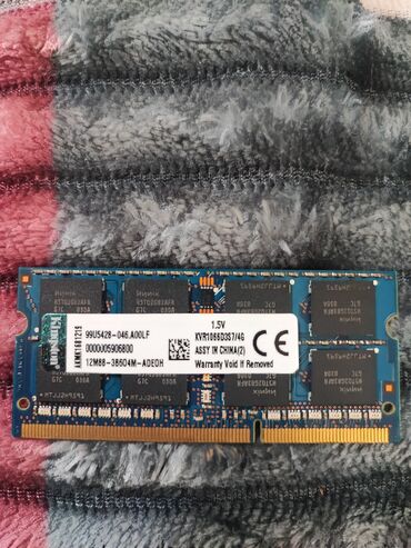 ddr3 ana kart: Оперативная память (RAM) Kingston, 4 ГБ, < 1333 МГц, DDR3, Для ноутбука, Новый