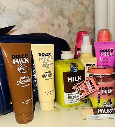 dolce milk: Kosmetik dəst, >10 məhsul, Yeni, Ödənişli çatdırılma, Ünvandan götürmə — 2