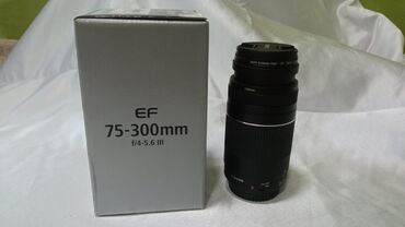 принтеры canon: Объектив Canon EF 75–300mm f/4–5.6 III - Байонет: Canon EF (подходит