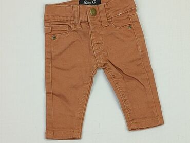 jeans denim: Spodnie jeansowe, DenimCo, 0-3 m, stan - Dobry