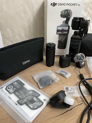 Видеокамералар: Срочно! продаю DJI Osmo Pocket 4 — карманная 3-осевая — 6