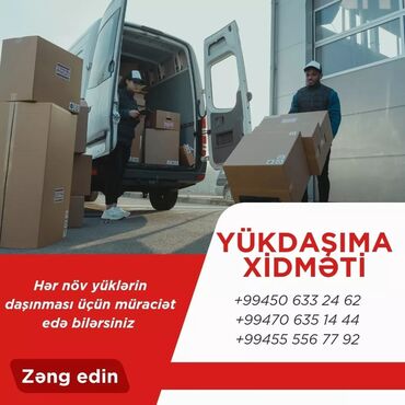 Yük daşımaları: Salam, olkenin istenilen erazisine yuklerinizin dasimasi ucun bize