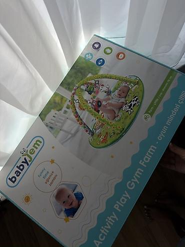 kromi oyuncaq: BabyJem Activity Play Gym Farm – körpələr üçün inkişaf etdirici oyun — 2