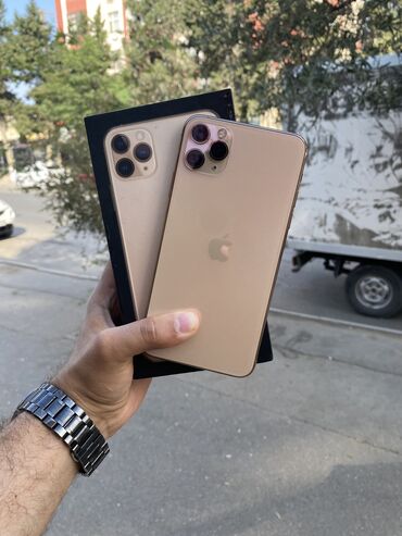 iphone 11 gold: IPhone 11 Pro Max, 256 GB, Qızılı, Face ID, Sənədlərlə