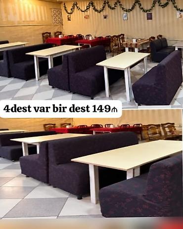 Kafe restoran cay evi uçun divan 4dest bir dest 149₼ satılır dest lalafo.az -da Kafe restoran cay evi uçun divan 4dest bir dest 149₼ satılır dest