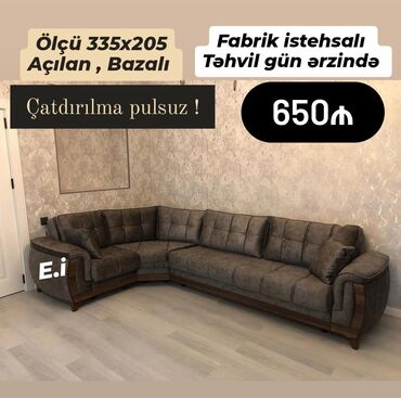 fab boyalari: Künc divan, Yeni, Şəhərdaxili pulsuz çatdırılma