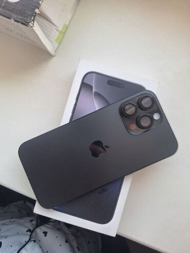 айфон xs 64 цена в бишкеке: IPhone 16 Pro Max, Колдонулган, 256 ГБ, Кара, Куту