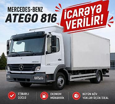 Другой транспорт: 🚛 Mercedes-Benz Atego icarəyə verilir! Yük daşımalarınız üçün — 1