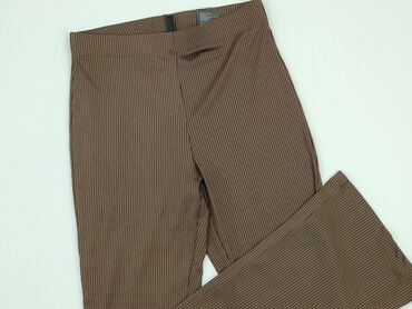 brązowa spódnice z guzikami: Spodnie materiałowe, H&M, S, stan - Bardzo dobry