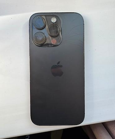 IPhone 14 Pro, Б/у, 128 ГБ, Black Titanium, 77 %
