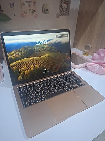 apple macbook air m1: Apple MacBook Air 13.3" (M1, 2020) – Qızılı Səliqəli baxılıb Texniki — 4