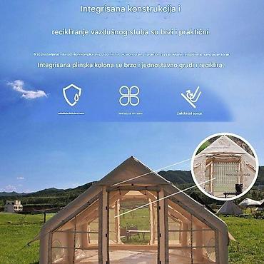 Oprema za kampovanje: Naduvni šator od oksfordske tkanine sa elektricnom pumpom Glavne — 8