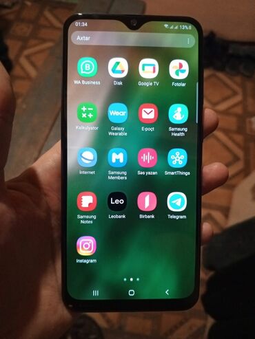 ekran a50: Samsung A50, 64 GB, rəng - Qara, İki sim kartlı
