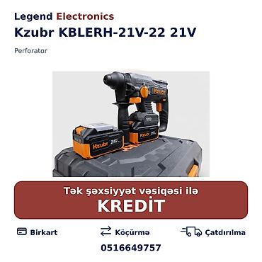 dəsti: Elan başlığı: Akkumulyatorlu perforator Kzubr KBLERH-21V-22 21V Elan — 1