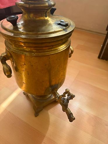 antik samovar alıram: Əla vəziyyətdə, 17 möhürlü 1874cü ildən qalma 150 illik antik — 3