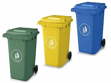 калесики: ️♻️Контейнер для мусора с крышкой и колесиками! Изготовлен из — 2