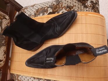 ботинки осен: Сапоги деми, двойная кожа - верх -натуральная замша, внутри телячья