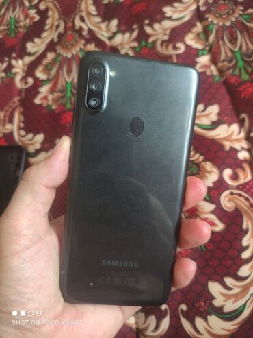 samsung а11: Samsung Galaxy A11, Б/у, 32 ГБ, цвет - Черный, 2 SIM