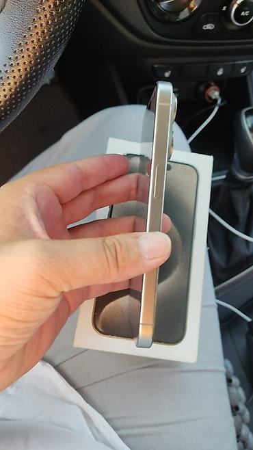 Мобильные телефоны и аксессуары: IPhone 15 Pro, Б/у, 128 ГБ, Natural Titanium, Коробка, 81 % — 2