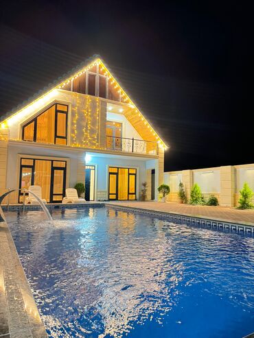 Günlük kirayə evlər: 200 kv. m, 5 otaqlı, Kombi, Qaz, İşıq — 1