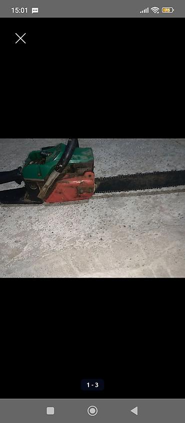 elektrik alətləri: İşlənmiş Benzinli Motopila, benzopila — 1