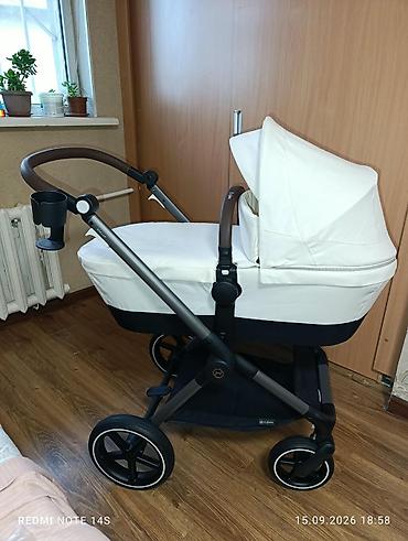 eazy walker: Коляска Cybex e-Priam (ePriam) 2-в-1: люлька + прогулочный блок - — 1