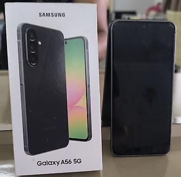 samsung pult: Samsung Galaxy A56 5G, 256 GB, rəng - Qara, İki sim kartlı — 1