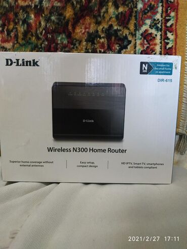 домашный компютер: Продаю домашний стационарный wi-fi роутер D-Link Dir-615,состояние