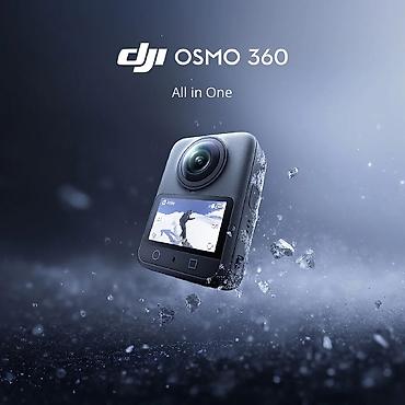 kamera 360 mobil: DJI Osmo 360 – All in One aksiyon kamerası - 360° çəkiliş: İki linza — 1