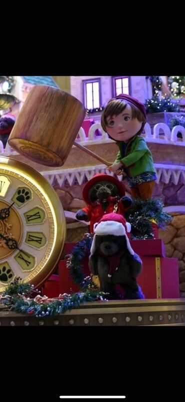 стенный часы: Декорация «Новогодние часы с механизмом» для витрин, ТРЦ и праздничных