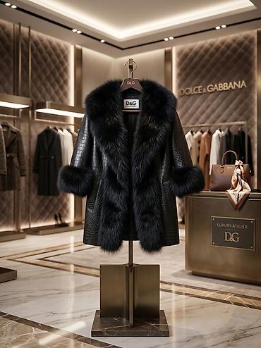 Шубы: Шуба, Dolce & Gabbana, S, цвет - Черный — 2