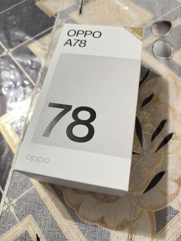 Audio: Oppo A78, 256 GB, rəng - Qara, Barmaq izi, Face ID