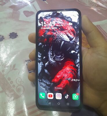 honor 20 pro: Honor X7b, 128 GB, rəng - Göy, Sensor, Barmaq izi, İki sim kartlı