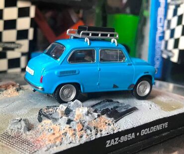 Avtomobil modelləri: Коллекционная модель ZAZ-965A blue 1962 James Bond serie - Goldeneye — 21