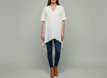 t shirty damskie obcisly: Туніка жіноча, розмір S