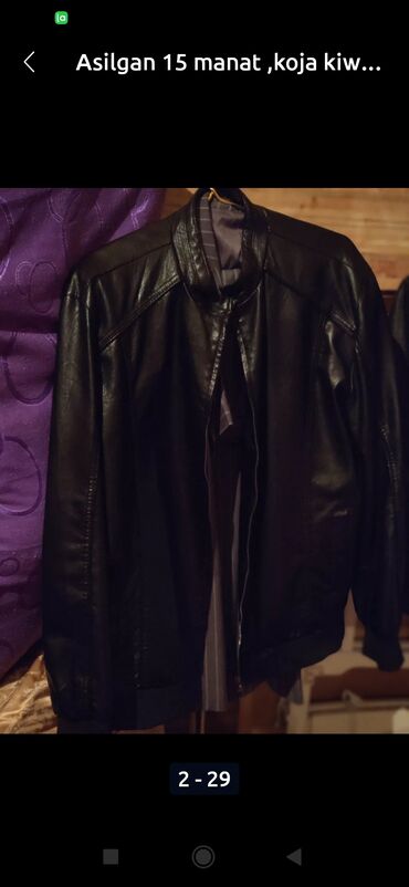 Kurtkalar: Jaket 10 manatkoftalar biri 5 manatvilyur 5 manatkurtka 10 — 6