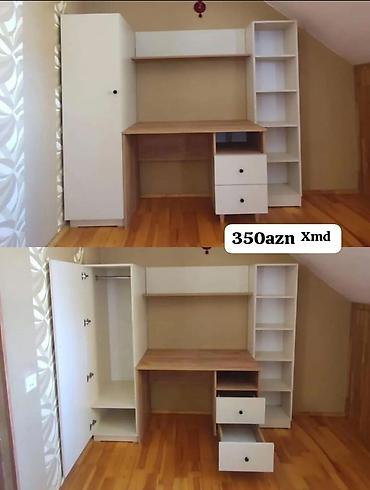 kitab tortlar: Tələbə/iş masası dəsti – 350 AZN Kompakt çoxfunksiyalı mebel dəsti: - — 1