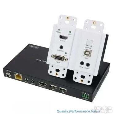 Aksesoari za TV i video: *** AKCIJA *** 0534 Wall Plate HDMI v2.0b HDBaseT Extender POE-100m; — 3
