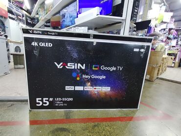 телевизоры apple: Срочная акция Телевизор yasin 55q90 140 см 55" 4k (google tv) -