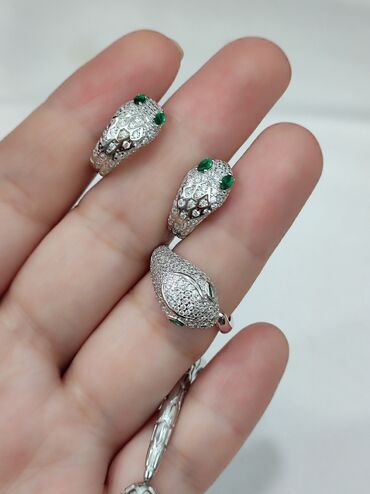 Серебряные наборы украшений: Набор украшений, Проба 925, Женские, Новый — 7