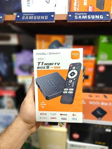 franko smart tv: Yeni Smart TV boks Google TV 8 GB / 128 GB, Android, Ünvandan götürmə, Pulsuz çatdırılma, Ödənişli çatdırılma — 4