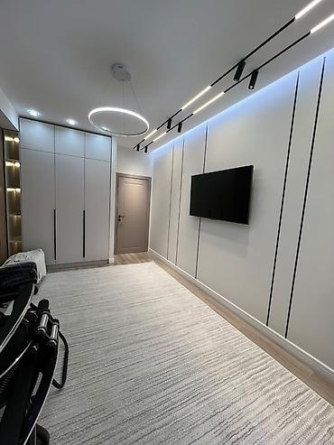 мунара жк космос: 3 комнаты, 103 м², Асанбай мкр Элитка, 12 этаж, Дизайнерский ремонт — 4