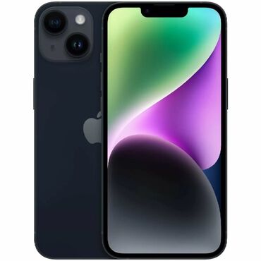 Apple iPhone: IPhone 14, Новый, 128 ГБ, Midnight, Кабель, Коробка, 100 %