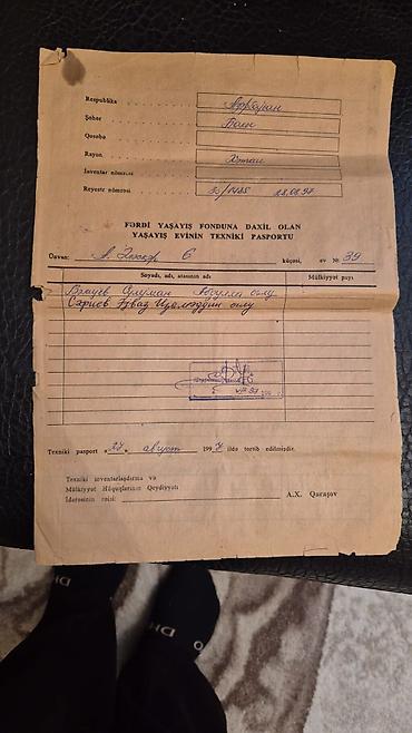 bag sekilleri: Metall qaraj – baxış çuxuru və sənədlərlə.sənəddə daş qaraj qeyd — 7