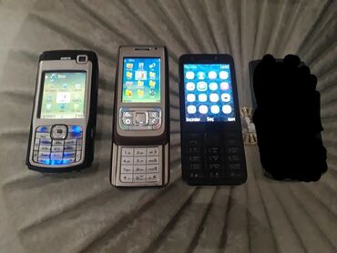 νοκια ε52: Nokia N70, < 2 GB Memory Capacity, rəng - Boz, Düyməli