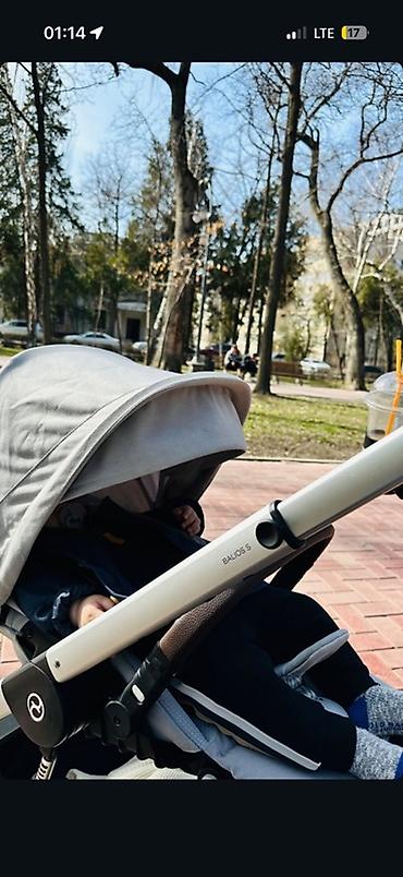 детские машины бишкек цены: Коляска, Cybex, цвет - Серебристый, Б/у, Самовывоз — 2