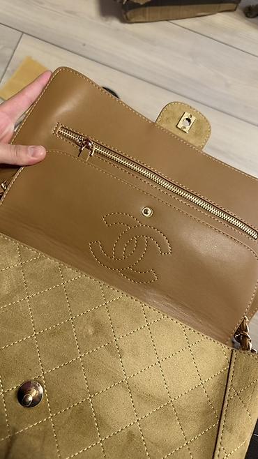 jordan 13: Классическая сумка, Chanel, Материал: Замша, Стеганая модель, Женские, Новый — 2