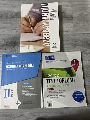 Testlər: 3u birlikde 15 azn!! Məhsul: Azərbaycan dili üzrə abituriyentlər üçün — 1