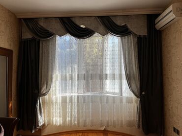 Pastel dəstləri: İşlənmiş, Satin Pərdə, rəng - Boz, Ünvandan götürmə