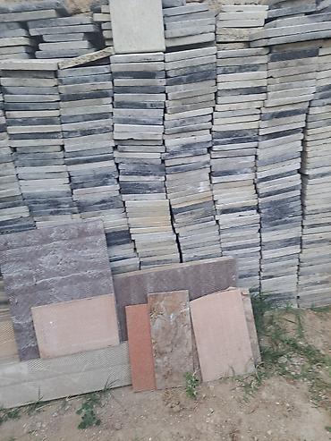 hazır tonqal: Beton/klinker tipli döşəmə və fasad plitələri.56.kvadratdı.cəmi 250m — 2